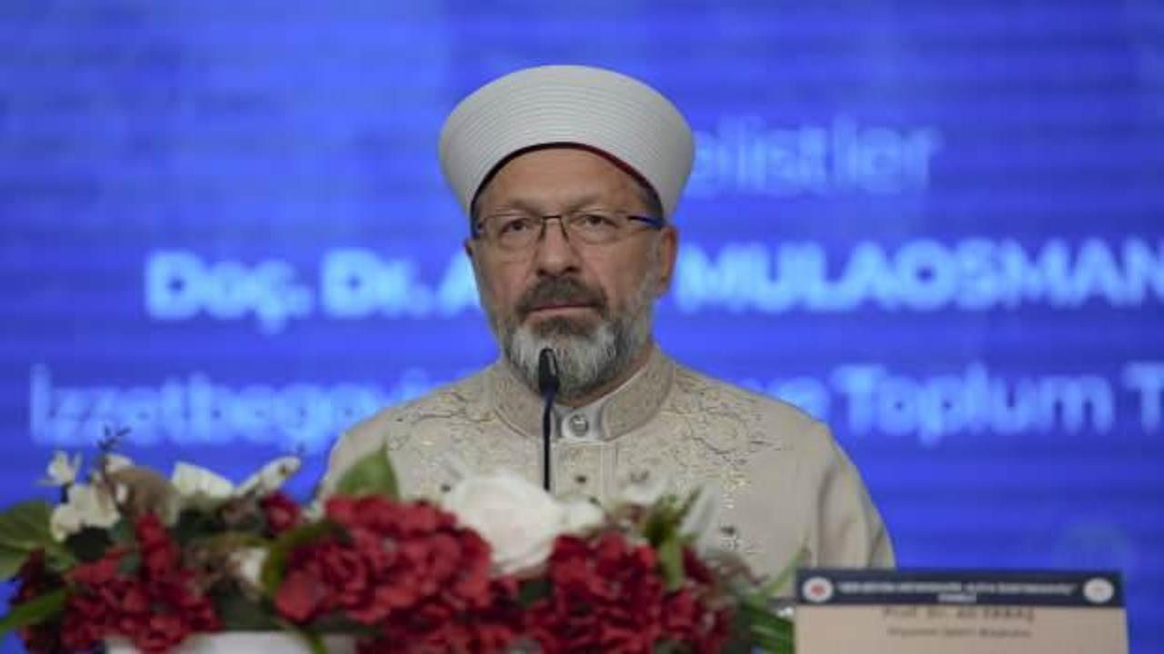 Diyanet İşleri Başkanı Erbaş, TUSAŞ'a yönelik terör saldırısını lanetledi
