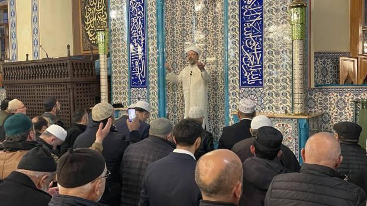 Diyanet İşleri Başkanı Erbaş'ın katılımıyla Konya'da Filistin için dua edildi