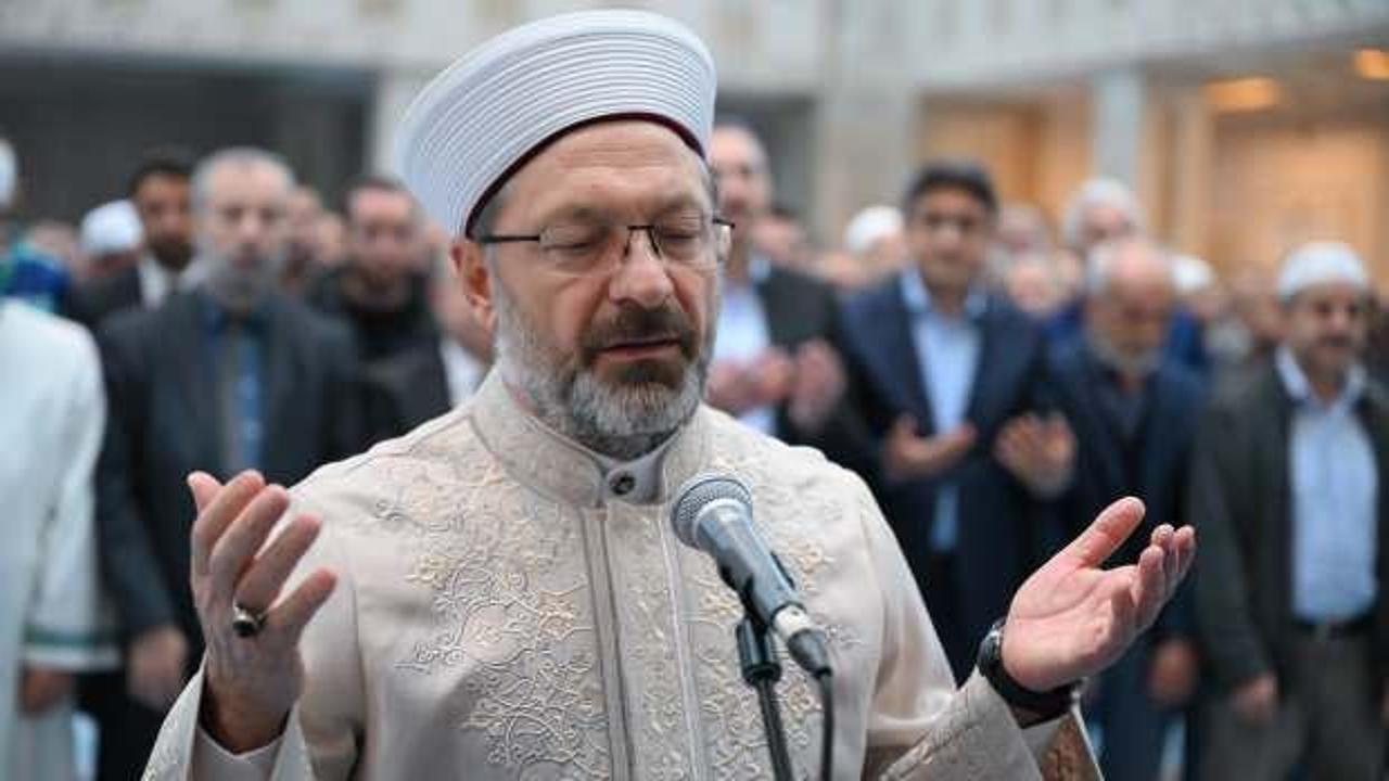 Diyanet İşleri Başkanı Erbaş'tan İsrail'e sert tepki