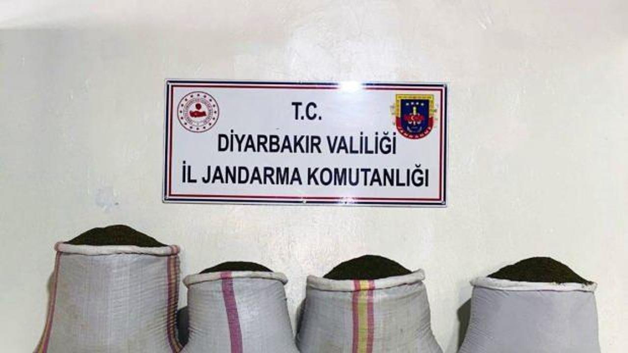 Diyarbakır'da 68 kilogram esrar ele geçirildi