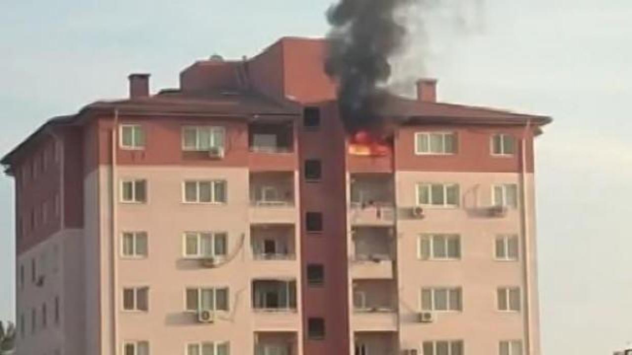 Diyarbakır’da 8'inci Ana Jet Üssü’ndeki lojmanda yangın