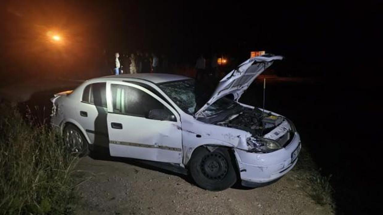 Diyarbakır’da yük treni otomobile çarptı