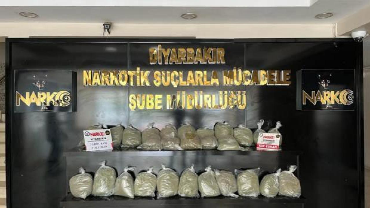 Diyarbakır'da zehir tacirlerine operasyon:  41 gözaltı!