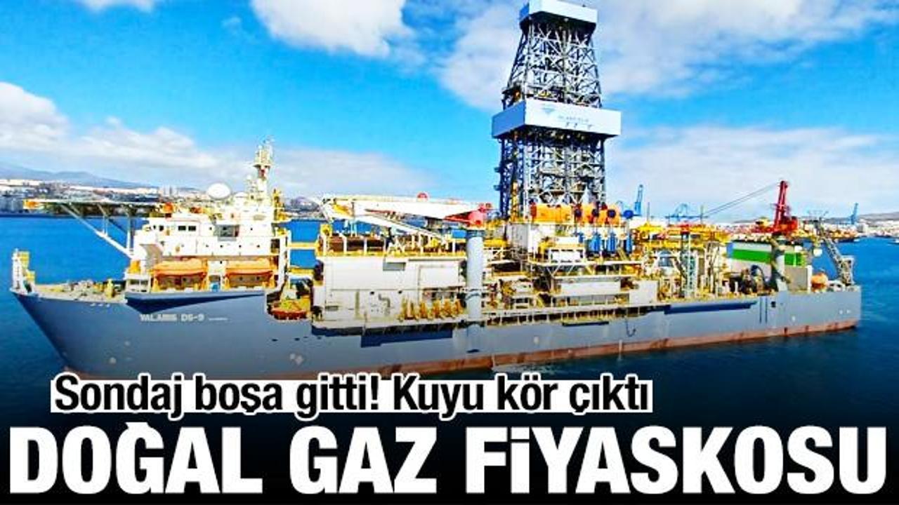 Doğal gaz fiyaskosu! Rumların ABD'ye sondaj yaptırdığı kuyu boş çıktı