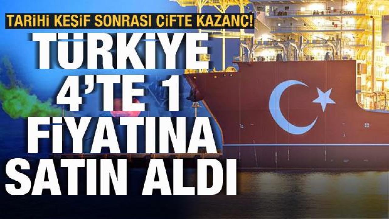 Doğal gaz keşiflerinde çifte kazanım! 4'te 1'i fiyatına Türkiye sahip oldu