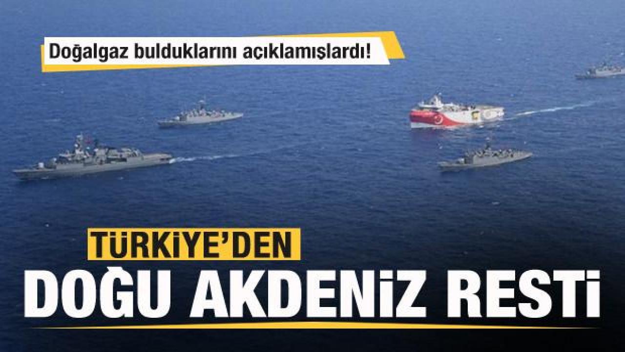 Doğalgaz bulduklarını açıklamışlardı! Türkiye'den Doğu Akdeniz resti!