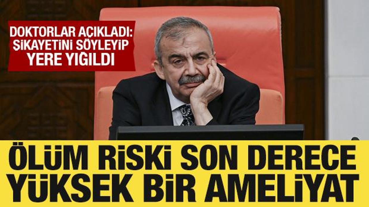 Doktorlar Sırrı Süreyya Önder'in durumunu açıkladı