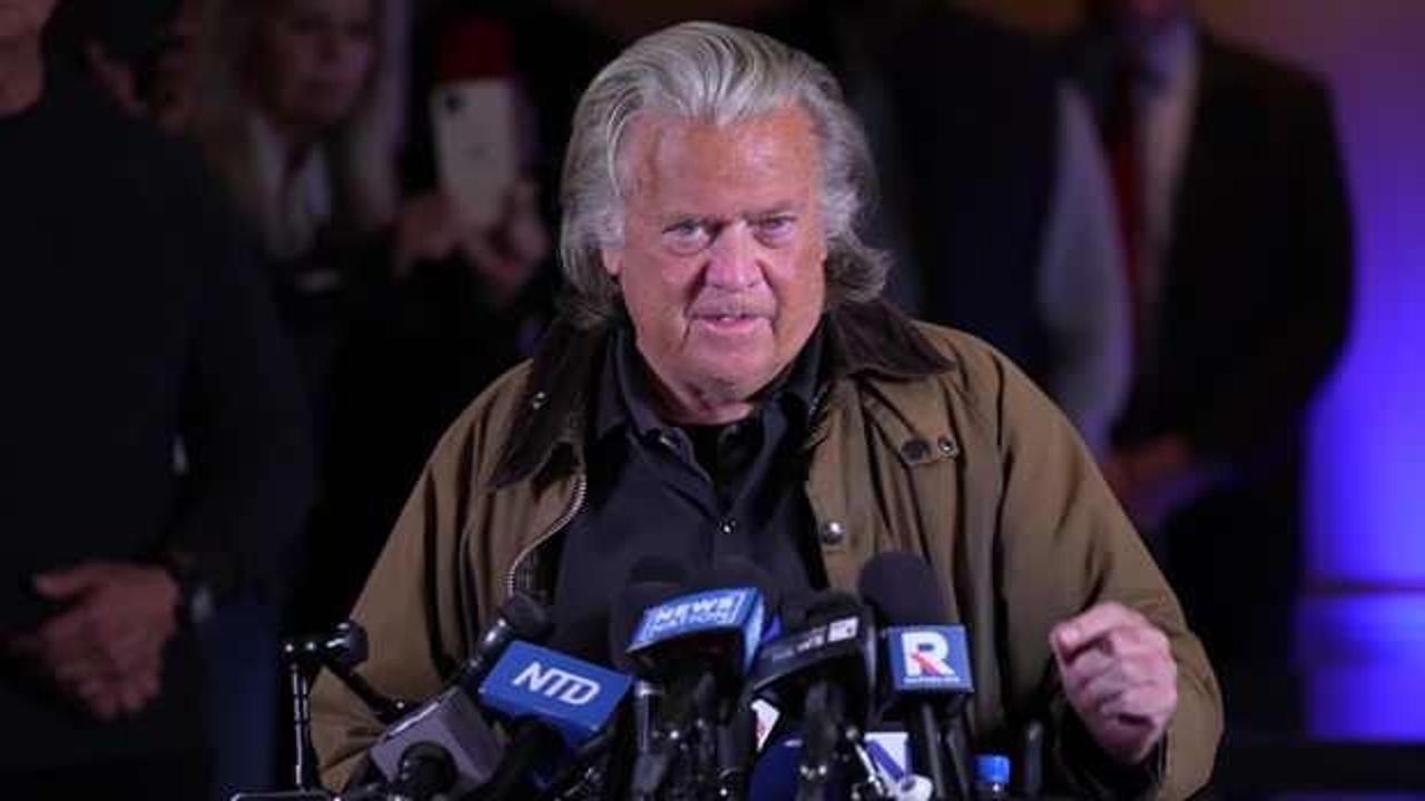 Donald Trump'ın eski danışmanı Steve Bannon tahliye edildi