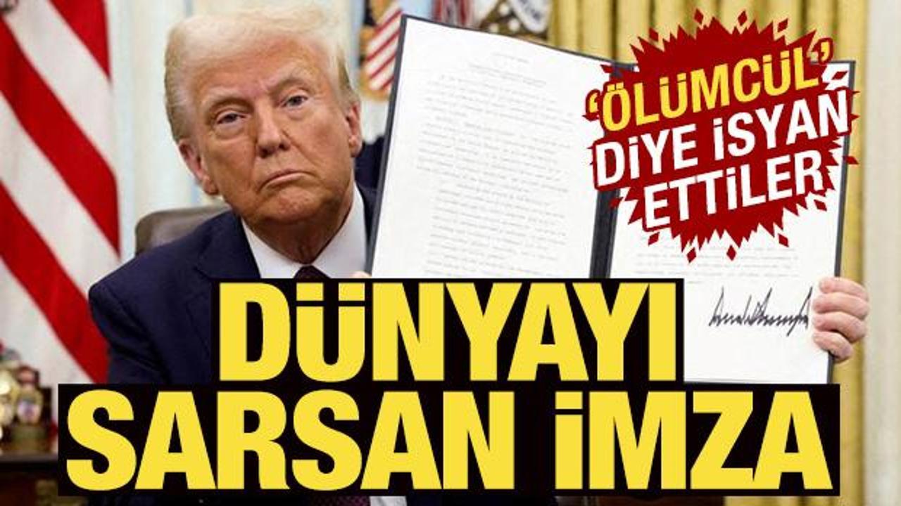 Donald Trump'tan piyasaları sarsan imza! 'Ölümcül' diye isyan ettiler