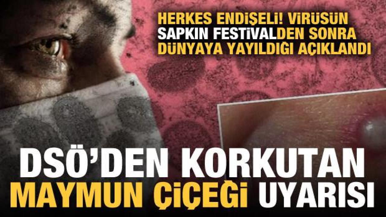 DSÖ'den korkutan maymun çiçeği uyarısı: Virüsün sapkın festivalden yayıldığı açıklandı