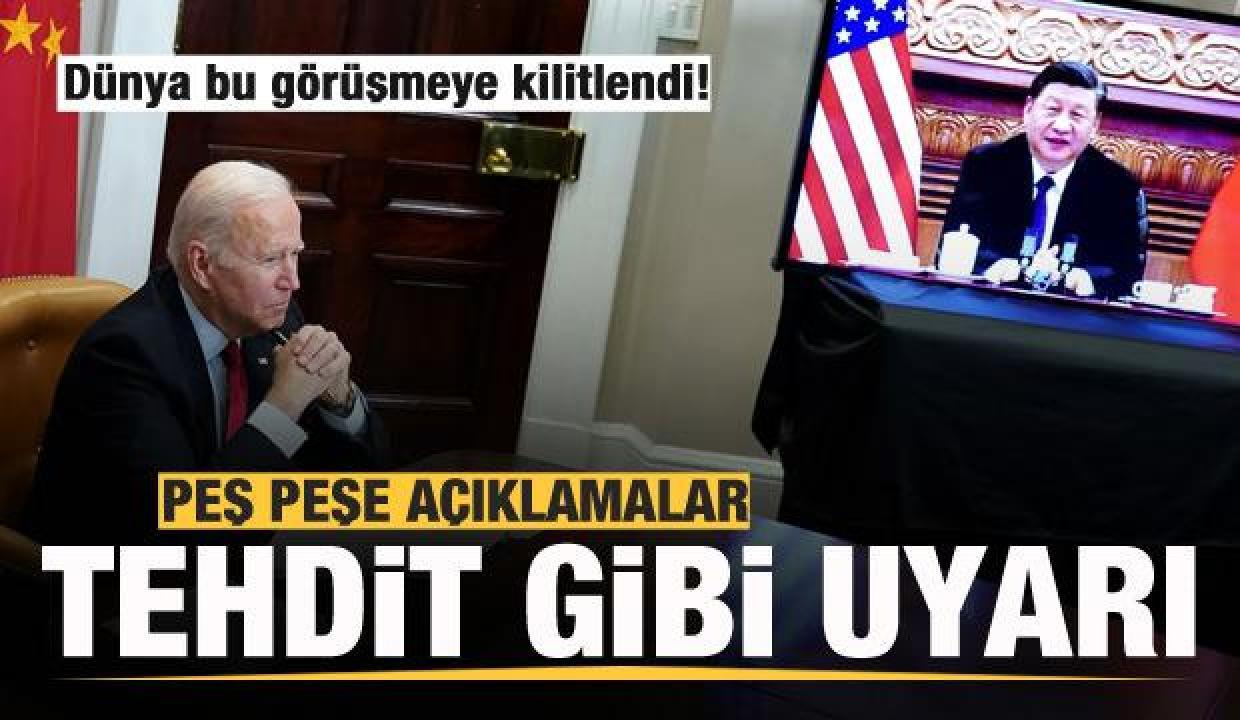Dünya bu görüşmeye kilitlendi! Peş peşe açıklamalar! Tehdit gibi uyarı