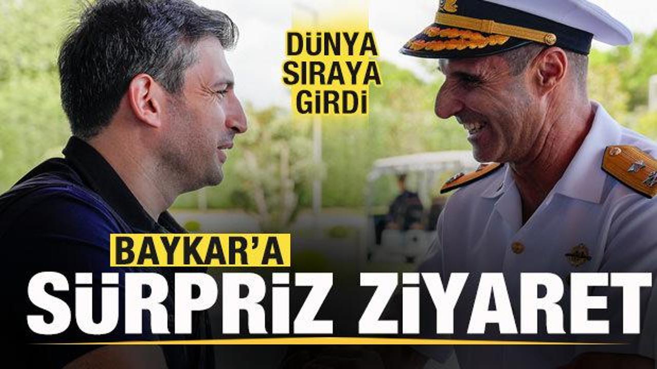 Dünya sıraya girdi! Baykar'a sürpriz ziyaret!