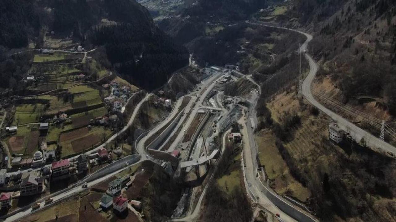 Dünya üçüncüsü Yeni Zigana Tüneli açılış için gün sayıyor