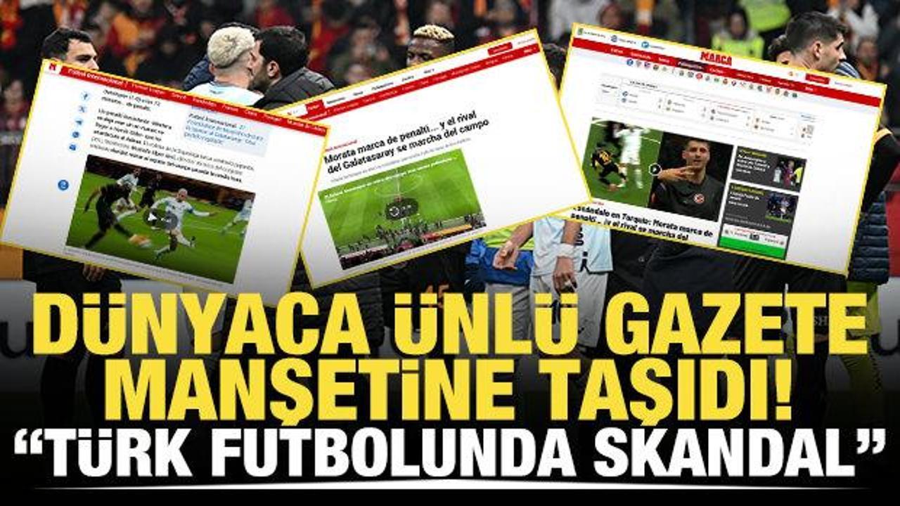 Dünyaca ünlü gazete manşetine taşıdı! 