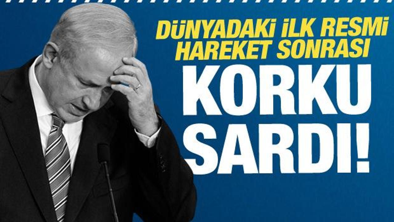Dünyadaki ilk resmi hareket sonrası İsrail'i korku sardı!