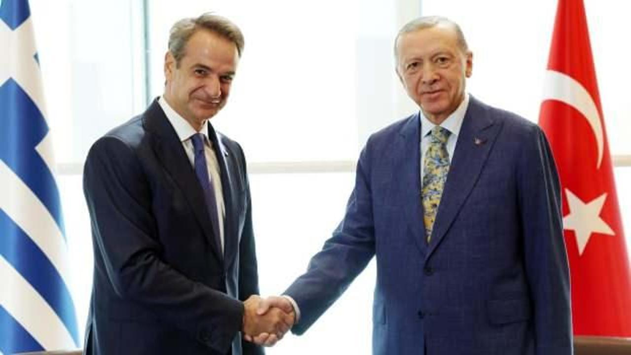 Dünyanın gözü, Cumhurbaşkanı Erdoğan ile Miçotakis'in görüşmesinde