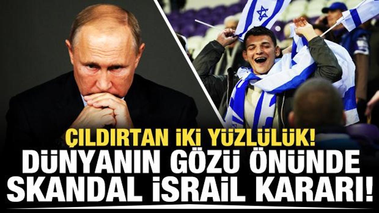 Dünyanın gözü önünde skandal 