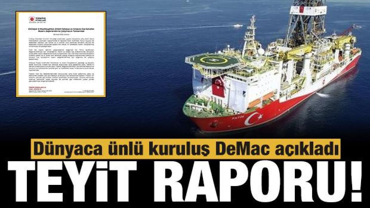 Dünyanın önde gelen kuruluşu DeMac Karadeniz'deki doğal gaz keşfini teyit etti!