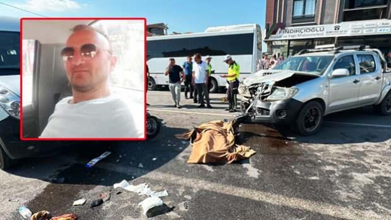 Düzce'ce feci kaza: Motosiklet sürücüsü öldü, 2 çocuk yaralı