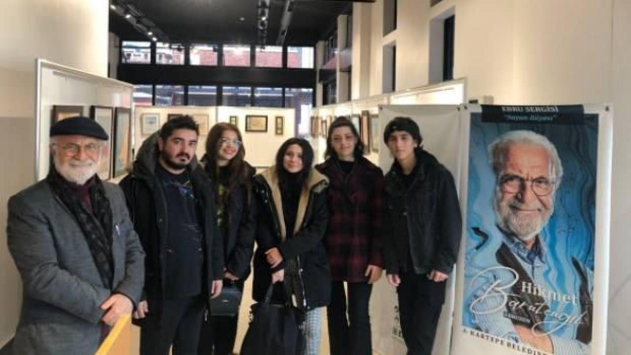 Ebru eserler, depremzedeler yararına online müzayedeyle satışa çıkıyor
