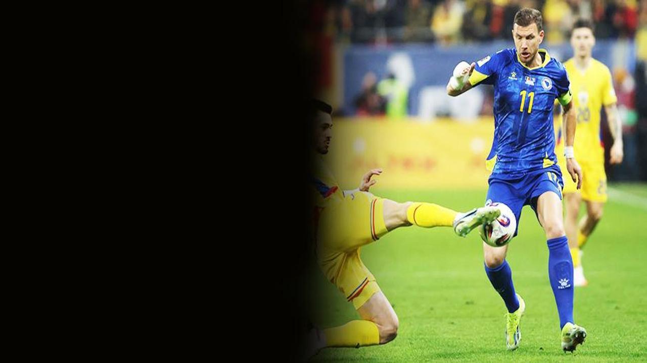 Edin Dzeko'nun milli maçta burnu kırıldı!