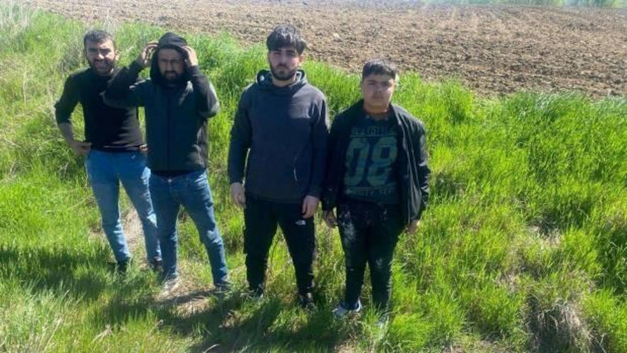 Edirne'de 4 düzensiz göçmen yakalandı