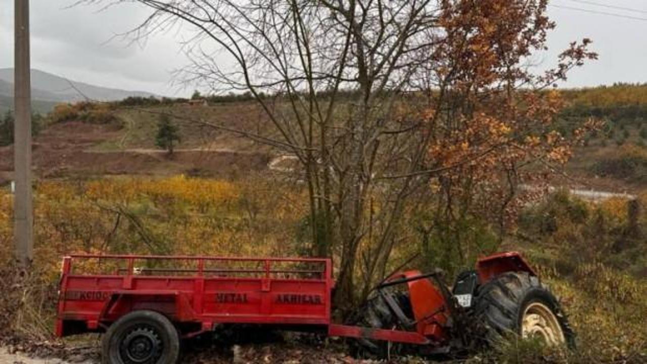 Ehliyetsiz sürücünün kullandığı traktör devrildi: 1 ölü, 3 yaralı!