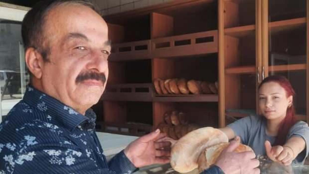 Ekmeği simitten ucuza sattı, vatandaşlar ilgi gösterdi