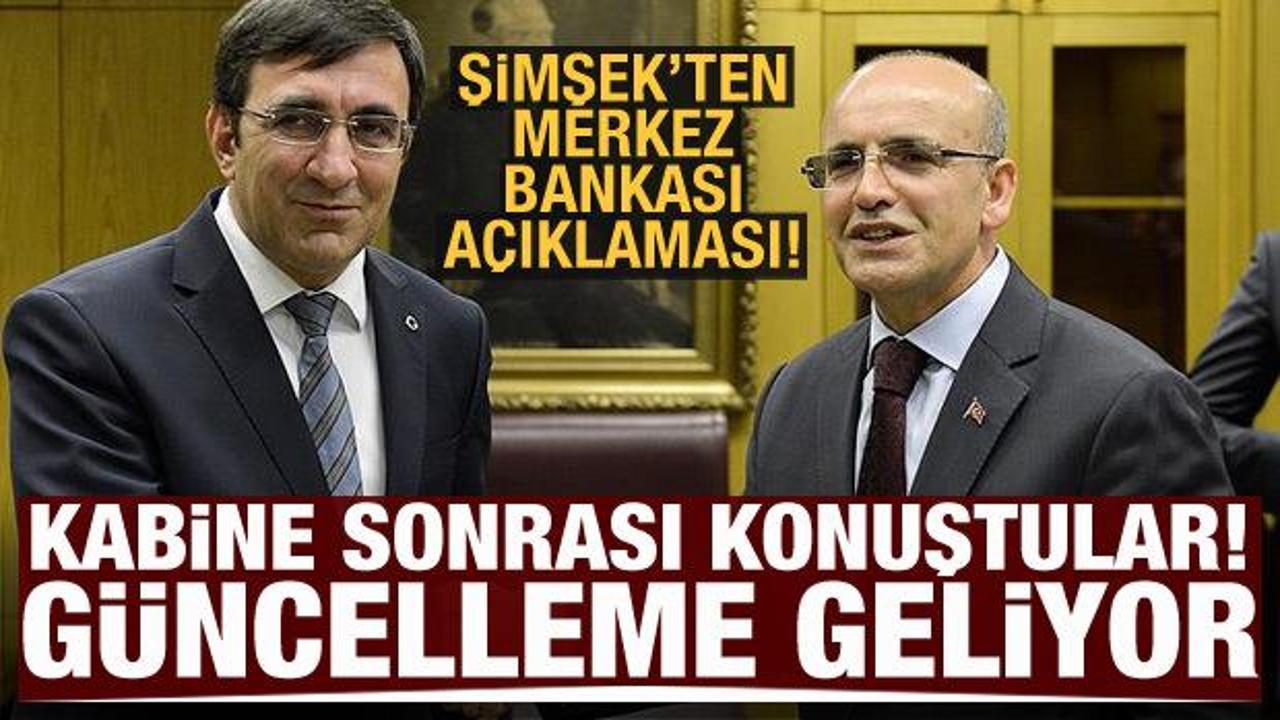 Ekonomi kurmayları kabine sonrası konuştu: Güncelleme geliyor