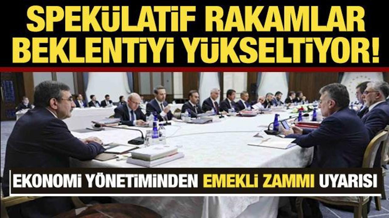 Ekonomi yönetimi emekli zammıyla ilgili beklentilerin yükseltilmesinden rahatsız!