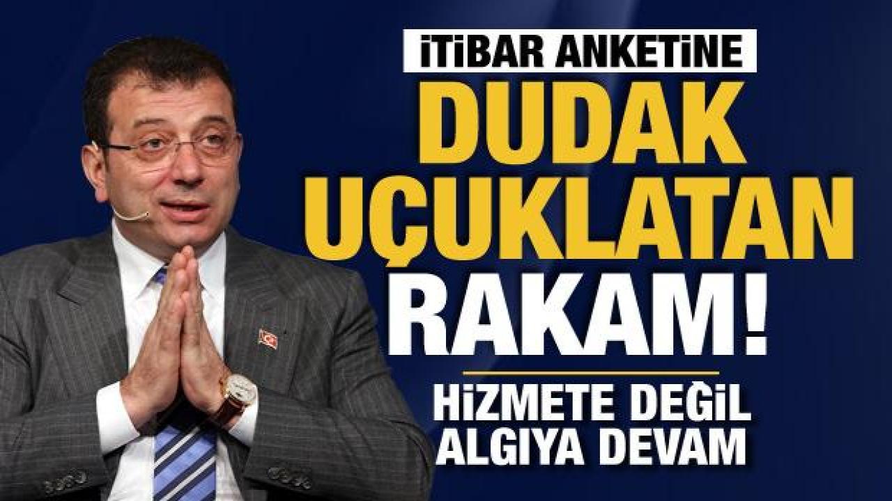 Ekrem İmamoğlu İstanbul Büyükşehir Belediyesi için itibar anketine servet harcamış
