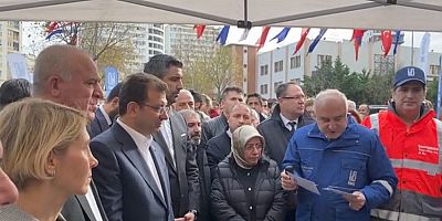Ekrem İmamoğlu Kartal’da temel atma törenine katıldı