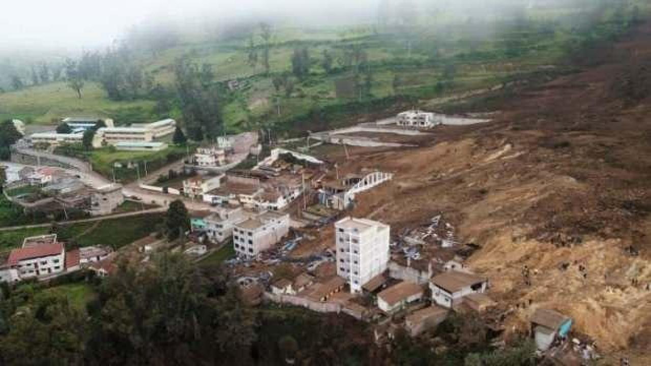 Ekvador'daki felakette ölü sayısı 56 oldu