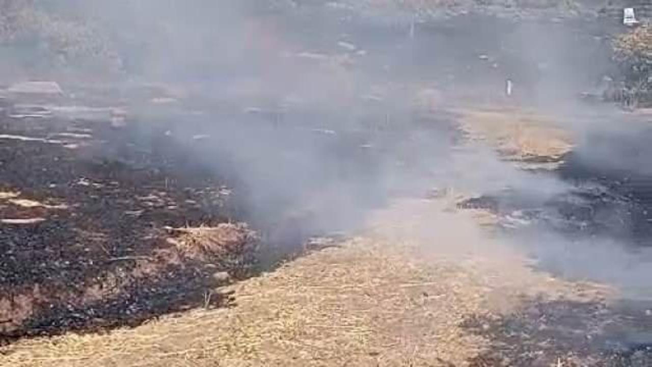 Elazığ'da örtü yangını! 4 saatlik müdahaleyle söndürüldü