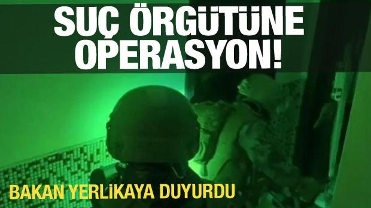 Elebaşılığını İsmail Süner'in yaptığı organize suç örgütü çökertildi