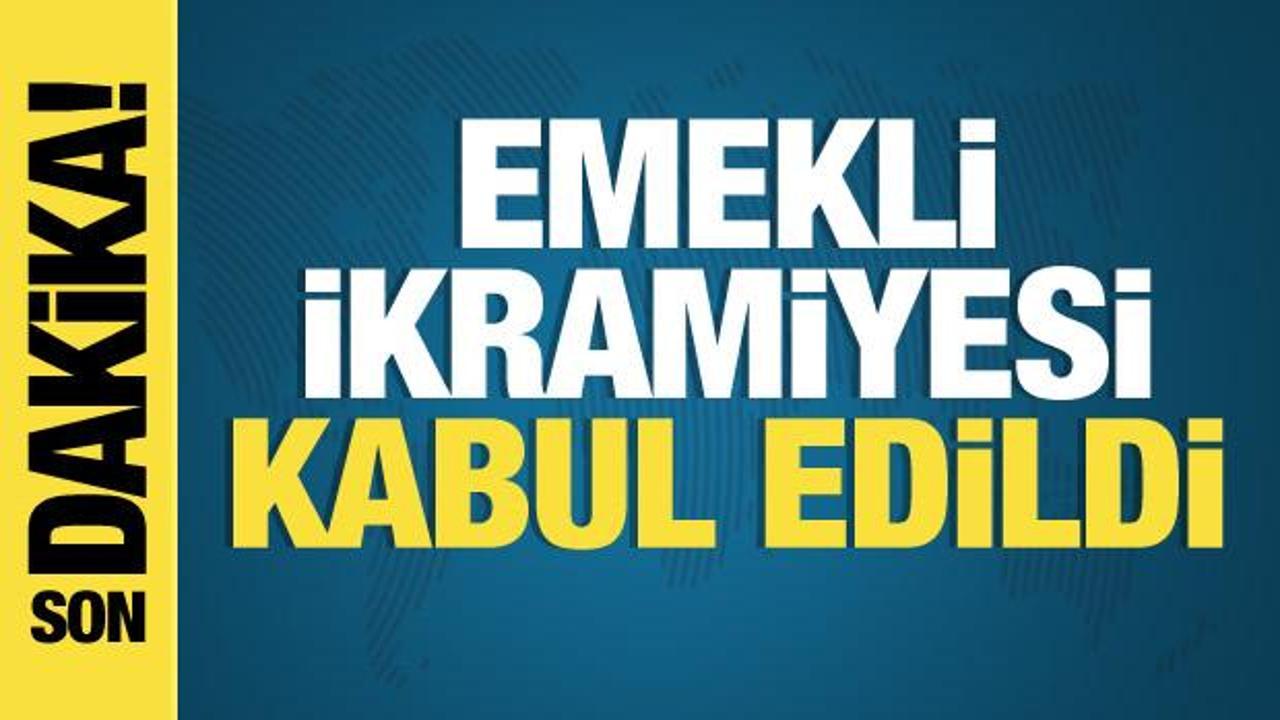 Emekli ikramiyesi Adalet Komisyonu'nda kabul edildi