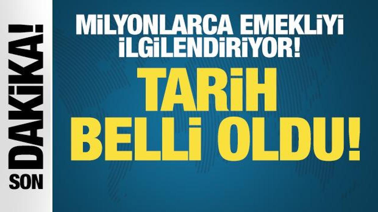 Emeklilere bayram ikramiyesi 21 Şubat'ta belli oluyor