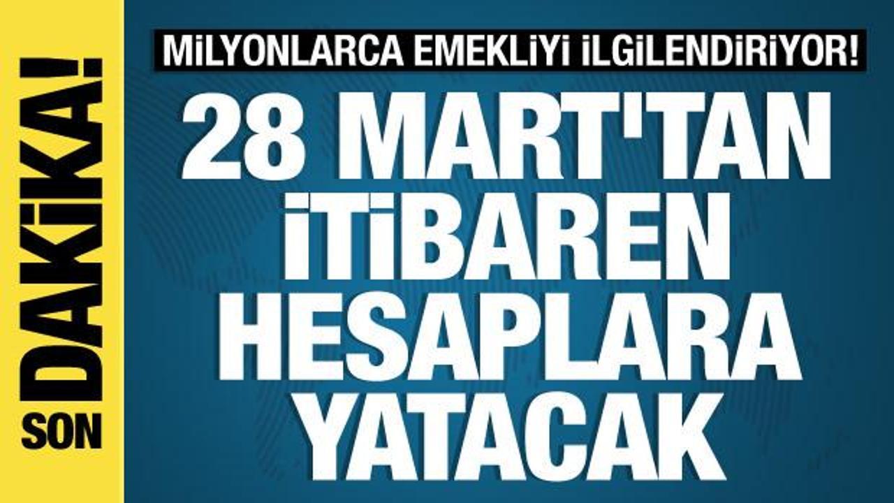 Emeklilerin promosyon başvuru tarihleri belli oldu