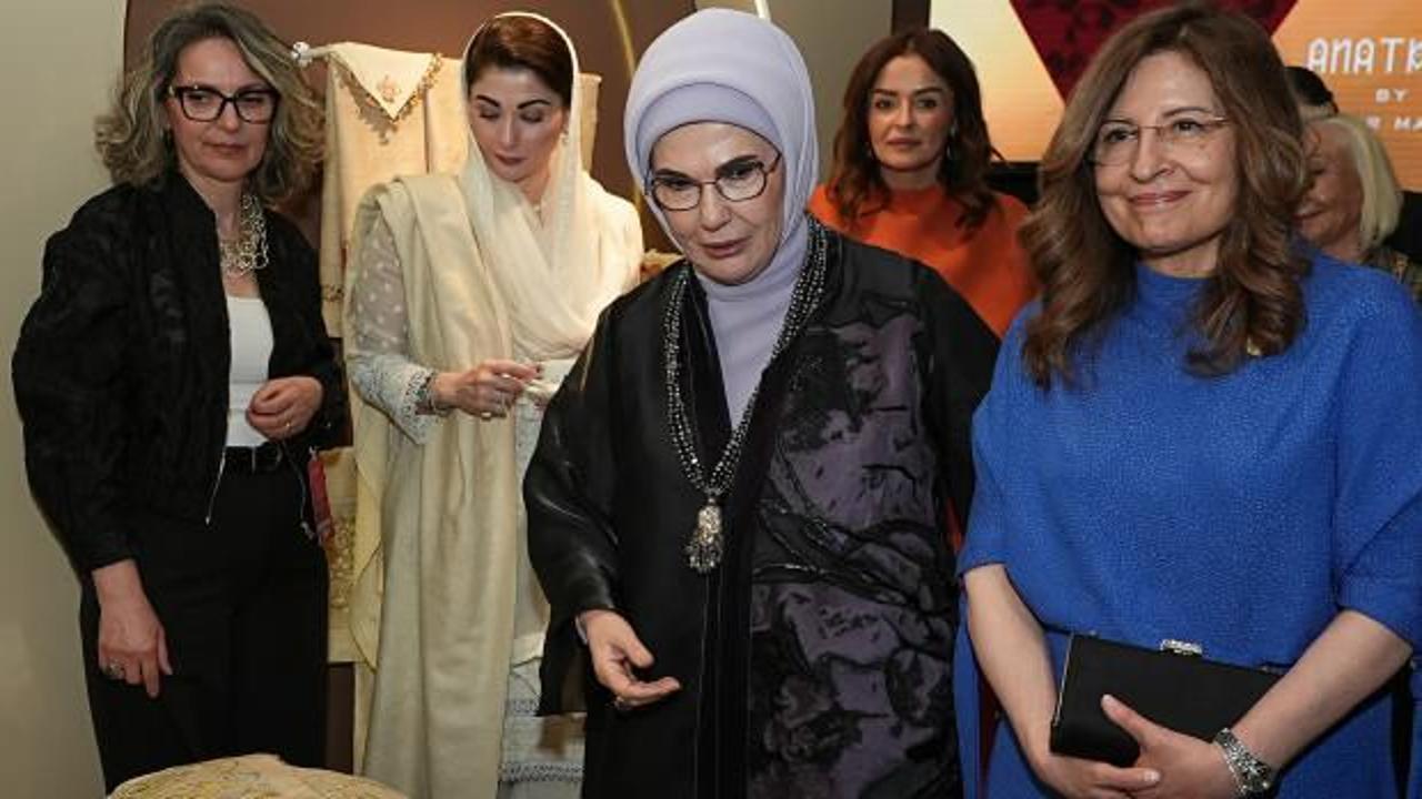 Emine Erdoğan, ADF'ye katılan lider eşlerine Anadolu'nun kültürel mirasını tanıttı
