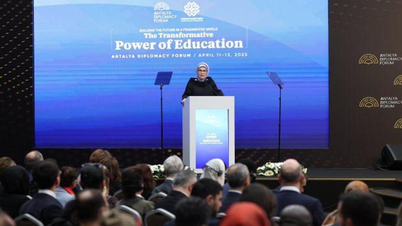 Emine Erdoğan'dan dikkat çeken paylaşım: Filistinli çocuklar için seslerimizi birleştirdik