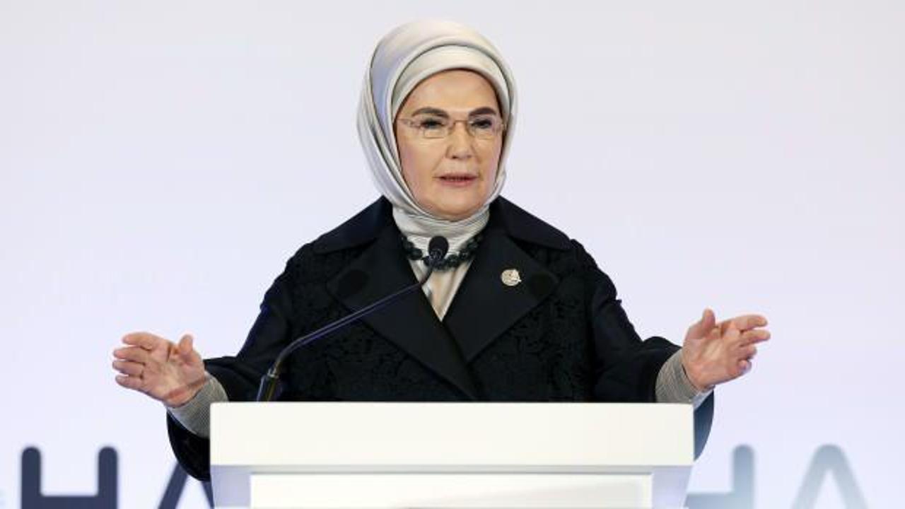 Emine Erdoğan'dan İsrail'e tepkii