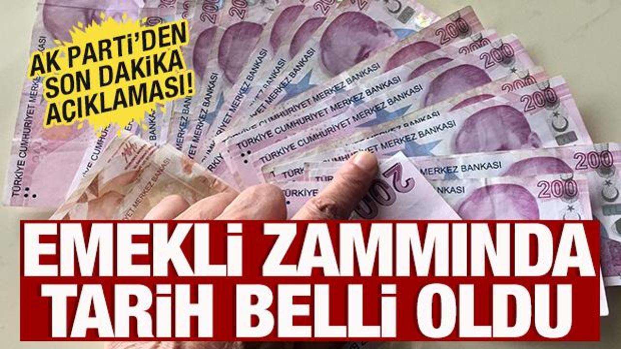 En düşük emekli maaşına zamda tarih belli oldu