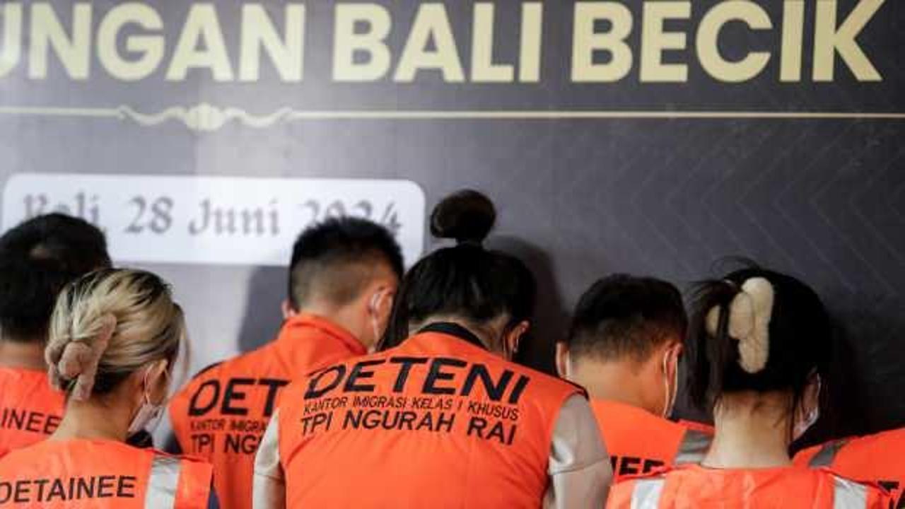 Endonezya'da 103 yabancı uyruklu, 