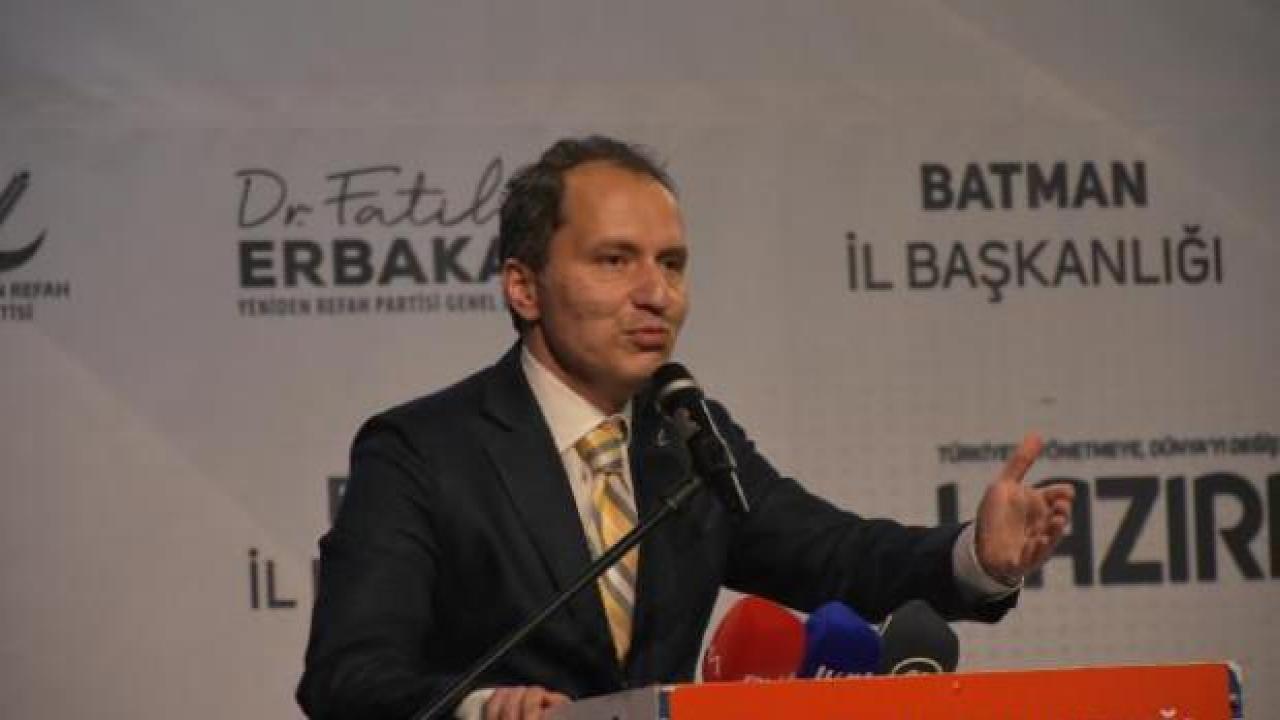 Erbakan: Altılı masa milletin umudu olmaktan son derece uzak