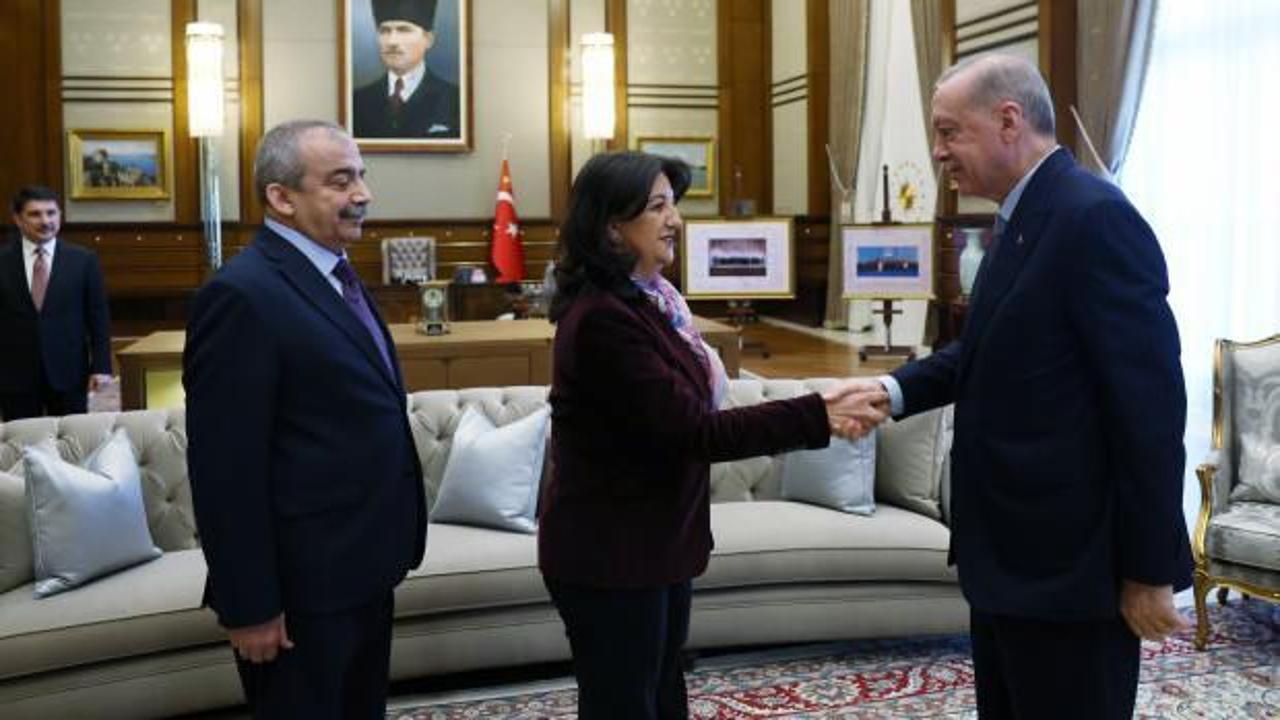 Erdoğan, Dem Parti heyetini kabul etti! Ahmet Türk'ün neden olmadığı ortaya çıktı