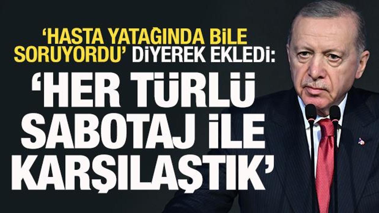 Erdoğan: Enflasyon dizginlenmeye başladı ancak düşüş yeterli değil