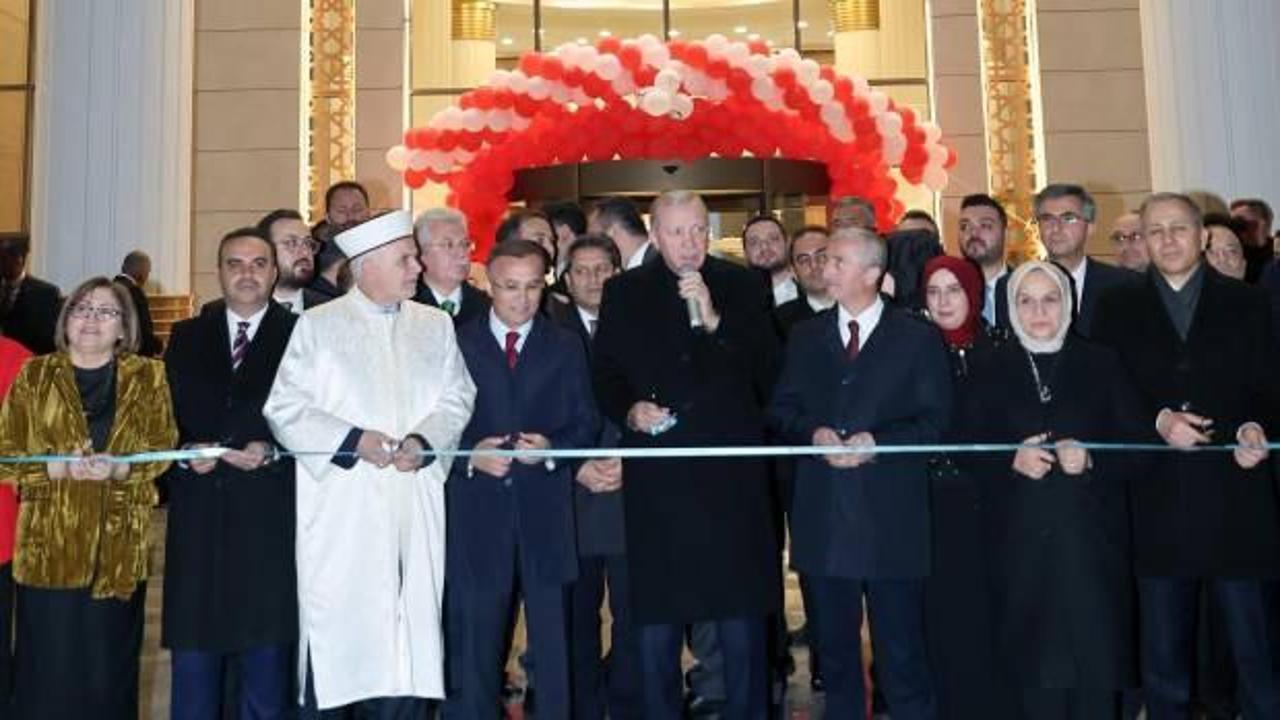 Erdoğan, Gaziantep Şahinbey Millet Kütüphanesi'nin açılışını yaptı