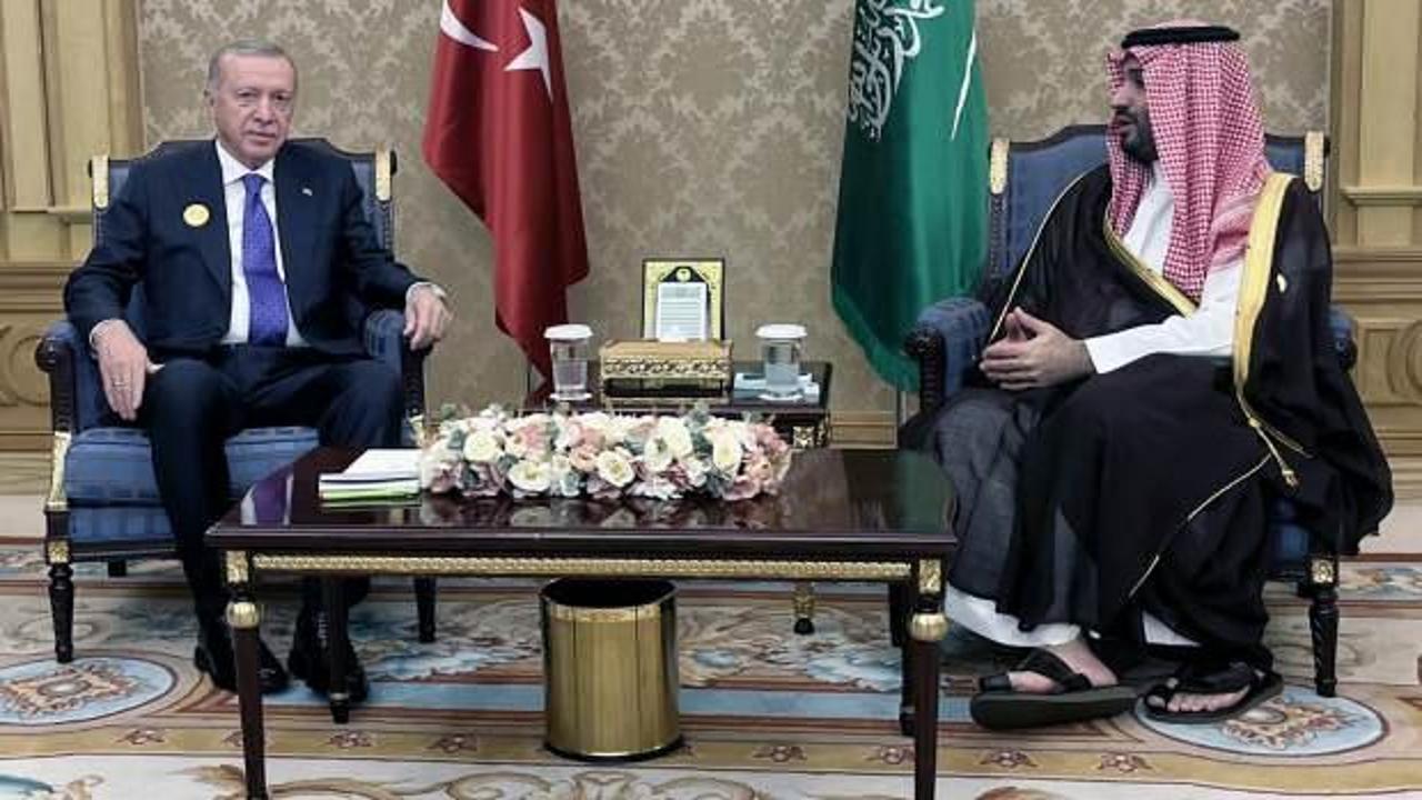 Erdoğan, Suudi Arabistan'da Selman ile görüştü!