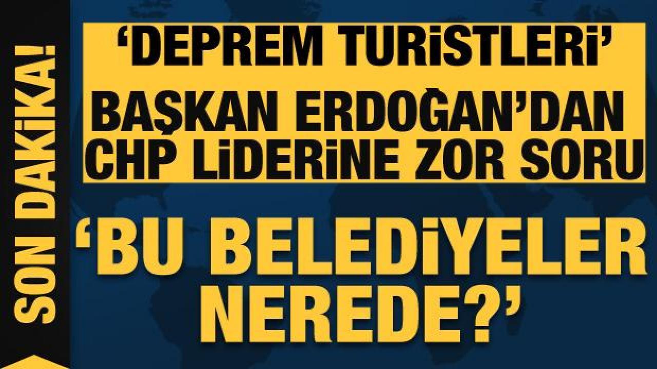 Erdoğan: Yıkılanlar inşa edilmeden buradan ayrılmayacağım