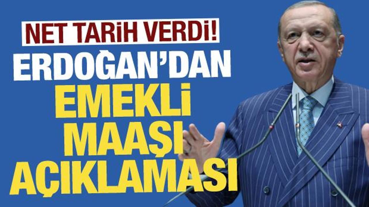 Erdoğan'dan emeklilere zam açıklaması: Talimat verdim